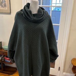 Habitat Dark Green Cowl Neck Sweater.  Size M